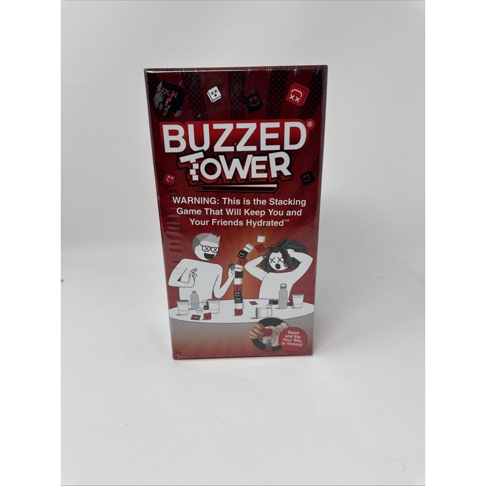 Buzzed Tower Party Game -‎ NEW SEALED -
